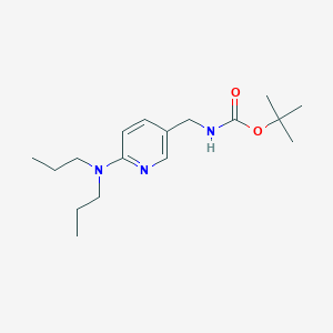 tert-Butyl ((6-(dipropylamino)pyridin-3-yl)methyl)carbamate