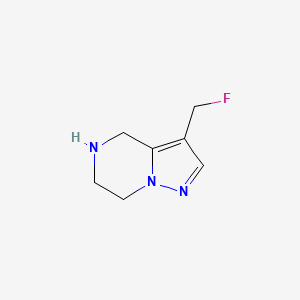 3-(Fluoromethyl)-4,5,6,7-tetrahydropyrazolo[1,5-a]pyrazine