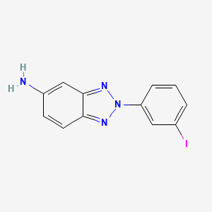 2-(3-Iodophenyl)-2H-benzo[d][1,2,3]triazol-5-amine