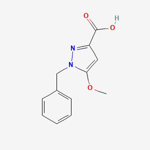 1-benzyl-5-methoxy-1H-pyrazole-3-carboxylic acid