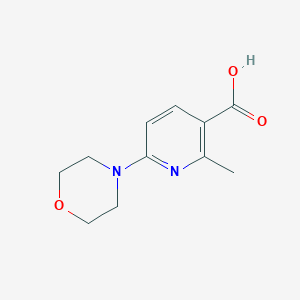 2-Methyl-6-morpholinonicotinic acid