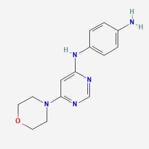 N1-(6-Morpholinopyrimidin-4-yl)benzene-1,4-diamine