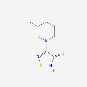 4-(3-Methylpiperidin-1-yl)-1,2,5-thiadiazol-3-ol