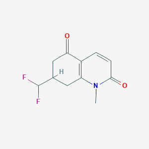 7-(Difluoromethyl)-1-methyl-7,8-dihydroquinoline-2,5(1H,6H)-dione