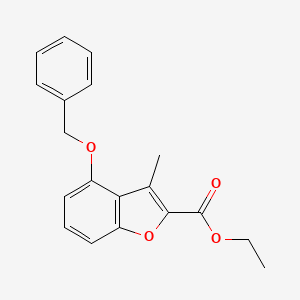 Ethyl4-(benzyloxy)-3-methylbenzofuran-2-carboxylate