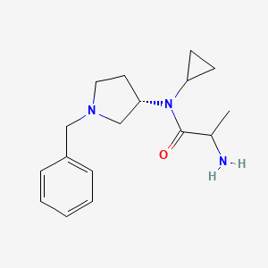 2-amino-N-[(3S)-1-benzylpyrrolidin-3-yl]-N-cyclopropylpropanamide