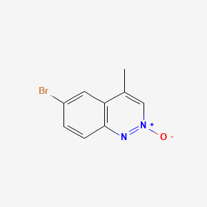 molecular formula C9H7BrN2O B1179322 6-Bromo-4-methylcinnoline 2-oxide 