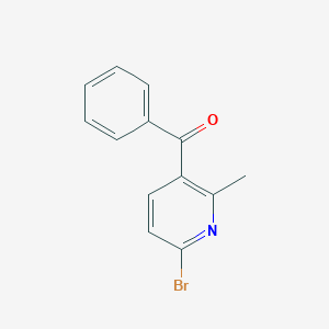 (6-Bromo-2-methylpyridin-3-yl)(phenyl)methanone