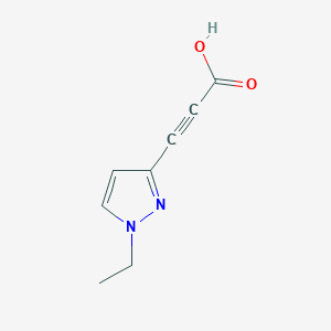 3-(1-Ethyl-1H-pyrazol-3-yl)propiolic acid