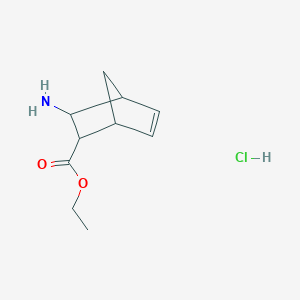 Ethyl 3-aminobicyclo[2.2.1]hept-5-ene-2-carboxylate hydrochloride