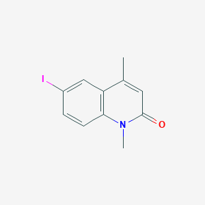 6-Iodo-1,4-dimethylquinolin-2(1H)-one