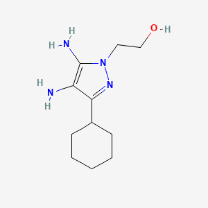 2-(4,5-Diamino-3-cyclohexyl-1H-pyrazol-1-yl)ethanol