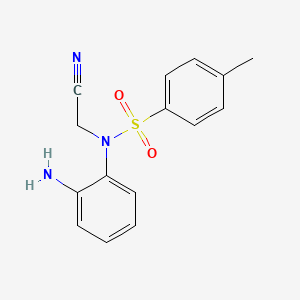 N-(2-aminophenyl)-N-(cyanomethyl)-4-methylbenzenesulfonamide