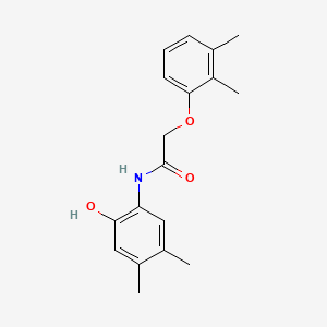 2-(2,3-dimethylphenoxy)-N-(2-hydroxy-4,5-dimethylphenyl)acetamide