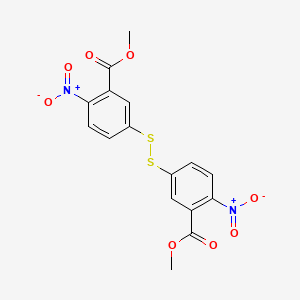 molecular formula C10H10ClNO4 B1179356 Methyl 5-{[3-(methoxycarbonyl)-4-nitrophenyl]disulfanyl}-2-nitrobenzoate CAS No. 115215-73-1
