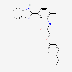 N-[5-(1H-benzimidazol-2-yl)-2-methylphenyl]-2-(4-ethylphenoxy)acetamide