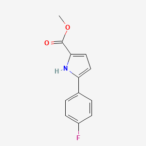 Methyl 5-(4-fluorophenyl)-1H-pyrrole-2-carboxylate