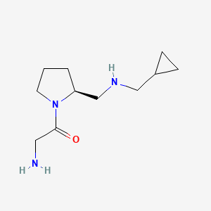 (S)-2-Amino-1-(2-(((cyclopropylmethyl)amino)methyl)pyrrolidin-1-yl)ethanone