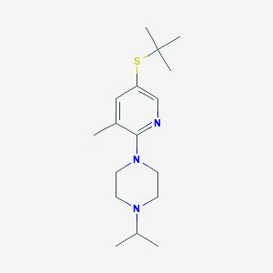 1-(5-(tert-Butylthio)-3-methylpyridin-2-yl)-4-isopropylpiperazine