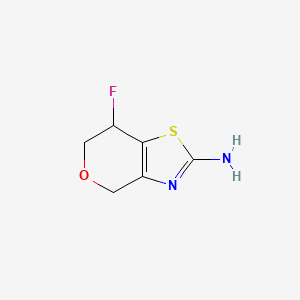 7-fluoro-6,7-dihydro-4H-pyrano[3,4-d]thiazol-2-amine