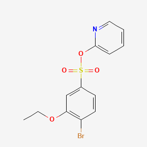 2-Pyridinyl 4-bromo-3-ethoxybenzenesulfonate