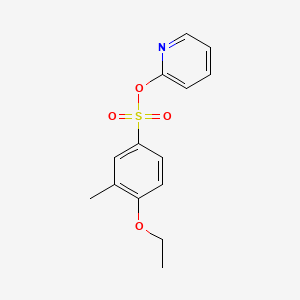 molecular formula C14H15NO4S B1179391 2-Pyridinyl 4-ethoxy-3-methylbenzenesulfonate 