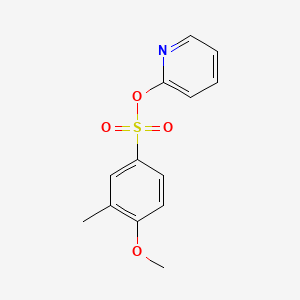 molecular formula C13H13NO4S B1179393 2-Pyridinyl 4-methoxy-3-methylbenzenesulfonate 