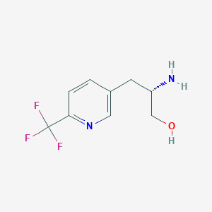 (S)-2-Amino-3-(6-(trifluoromethyl)pyridin-3-YL)propan-1-OL