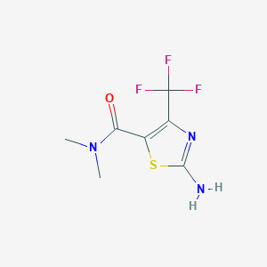 2-Amino-N,N-dimethyl-4-(trifluoromethyl)thiazole-5-carboxamide