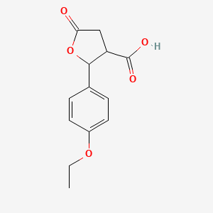 2-(4-Ethoxyphenyl)-5-oxotetrahydrofuran-3-carboxylic acid