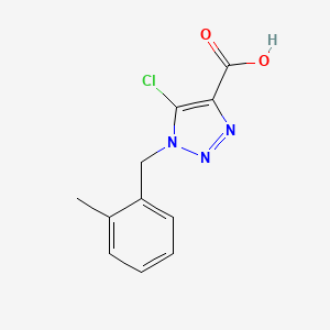 5-Chloro-1-(2-methylbenzyl)-1H-1,2,3-triazole-4-carboxylic acid