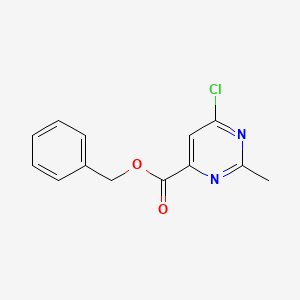 Benzyl 6-chloro-2-methylpyrimidine-4-carboxylate