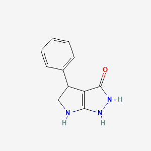 4-Phenyl-2,4,5,6-tetrahydropyrrolo[2,3-c]pyrazol-3-ol