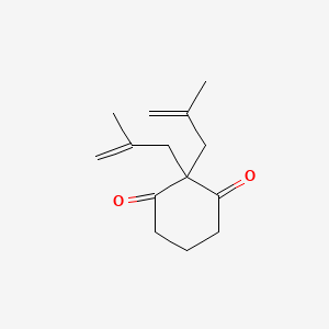 molecular formula C14H20O2 B1179407 2,2-Bis(2-methyl-2-propenyl)-1,3-cyclohexanedione 