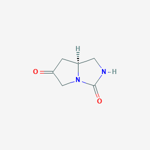 (S)-Dihydro-1H-pyrrolo[1,2-C]imidazole-3,6(2H,5H)-dione