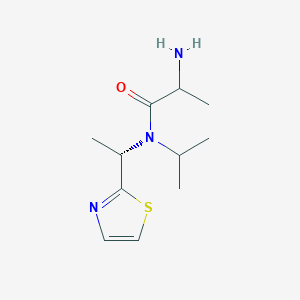 2-amino-N-propan-2-yl-N-[(1S)-1-(1,3-thiazol-2-yl)ethyl]propanamide