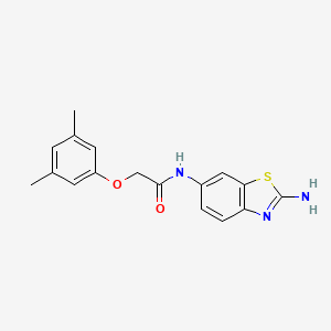 N-(2-Aminobenzo[d]thiazol-6-yl)-2-(3,5-dimethylphenoxy)acetamide