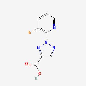 2-(3-Bromopyridin-2-yl)-2H-1,2,3-triazole-4-carboxylic acid