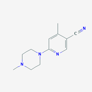 4-Methyl-6-(4-methylpiperazin-1-yl)nicotinonitrile