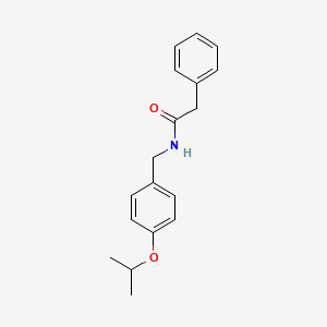 molecular formula C18H21NO2 B1179419 N-(4-isopropoxybenzyl)-2-phenylacetamide 