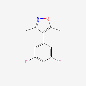 4-(3,5-Difluorophenyl)-3,5-dimethylisoxazole