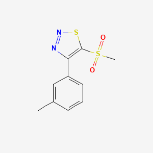 5-(Methylsulfonyl)-4-(m-tolyl)-1,2,3-thiadiazole