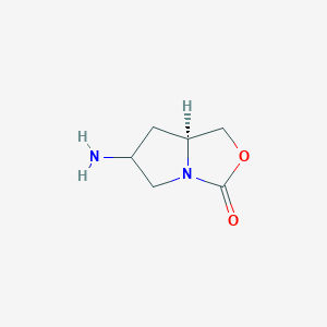 (7AS)-6-Aminotetrahydropyrrolo[1,2-C]oxazol-3(1H)-one