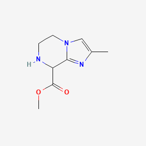 Methyl 2-methyl-5,6,7,8-tetrahydroimidazo[1,2-a]pyrazine-8-carboxylate