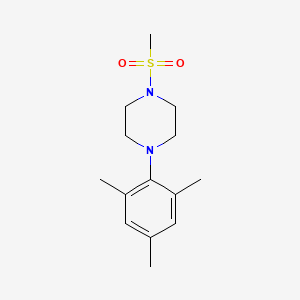 molecular formula C14H22N2O2S B1179441 1-Mesityl-4-(methylsulfonyl)piperazine 