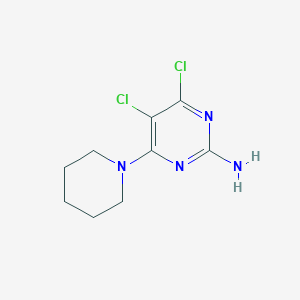 4,5-Dichloro-6-(piperidin-1-yl)pyrimidin-2-amine