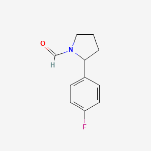 2-(4-Fluorophenyl)pyrrolidine-1-carbaldehyde