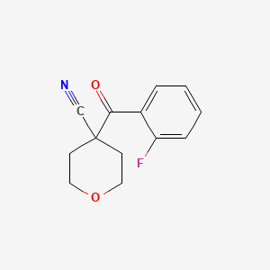 4-(2-Fluorobenzoyl)tetrahydro-2H-pyran-4-carbonitrile