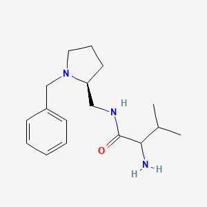 2-amino-N-[[(2S)-1-benzylpyrrolidin-2-yl]methyl]-3-methylbutanamide