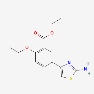 Ethyl 5-(2-aminothiazol-4-yl)-2-ethoxybenzoate